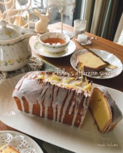 レモンケーキ　紅茶　完全発酵茶　発酵　札幌　土方夕暉