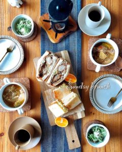 朝食　サンドウィッチ　札幌　土方夕暉